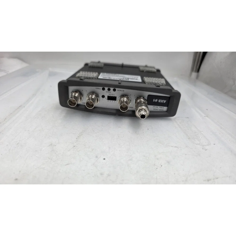AXIS COMM. 0232-001-02 AXIS 240Q 4-CHANNEL CCTV IP NETWORK VIDEO SERVER/ENCODER